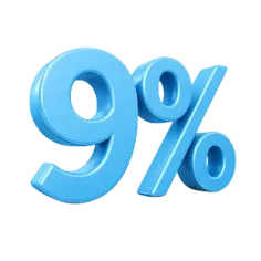 Знижка 9%